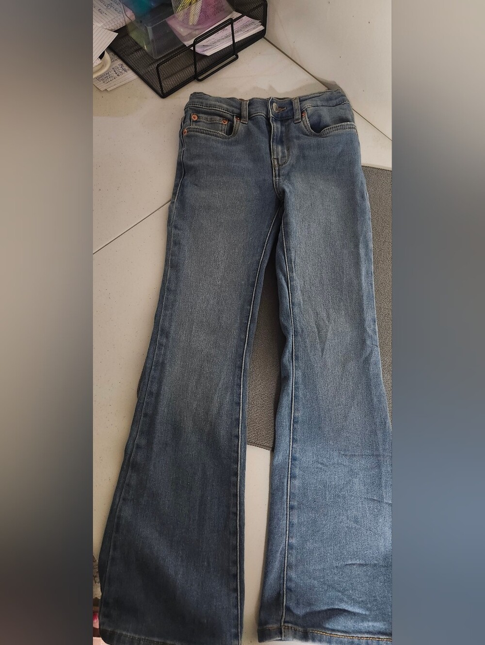 Girls 726 Flare Jeans - Blue